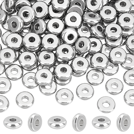 200Pcs 304 Stainless Steel Spacer Beads STAS-UN0061-72-1