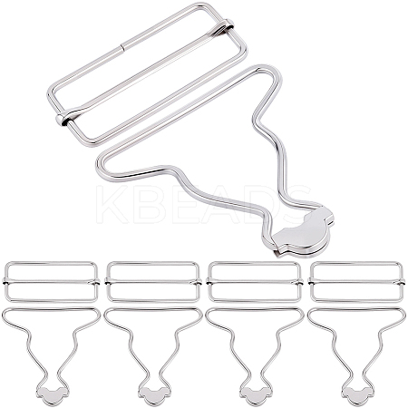 10 Sets Iron Gourd Buckle and In-line Buckle DIY-BBC0002-75A-P-1