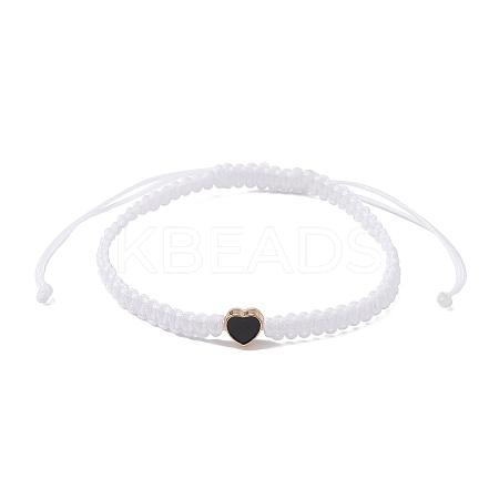 Nylon Thread Braided Bead Adjustable Bracelets BJEW-JB09770-01-1
