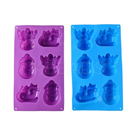 Christmas Theme DIY Food Grade Silicone Mold DIY-K075-21-1