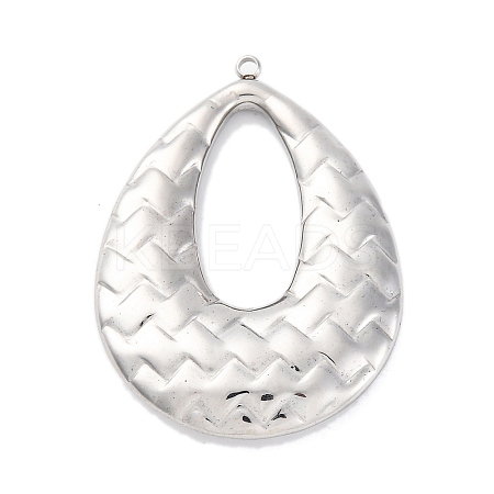 304 Stainless Steel Pendants STAS-P386-04P-C-1
