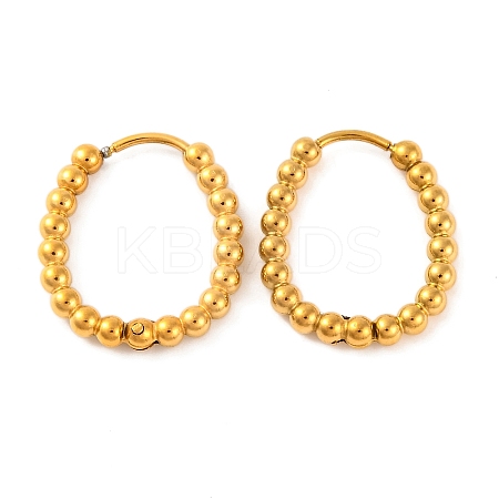 Ion Plating(IP) 304 Stainless Steel Hoop Earrings EJEW-G395-27G-1