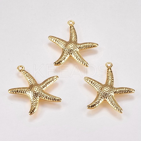 304 Stainless Steel Pendants X-STAS-G173-08G-1
