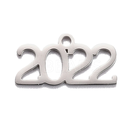 Non-Tarnish 304 Stainless Steel Pendants STAS-C032-12P-1