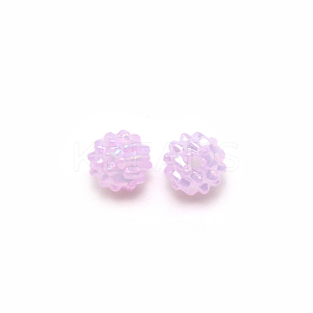 Opaque Acrylic Waxberry Beads OACR-CJC0006-01A-1