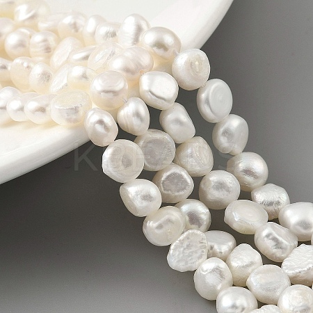 Natural Cultured Freshwater Pearl Beads Strands PEAR-A006-08H-1