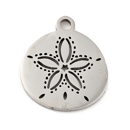 Non-Tarnish 201 Stainless Steel Pendants LS-STAS-E015-04P-1