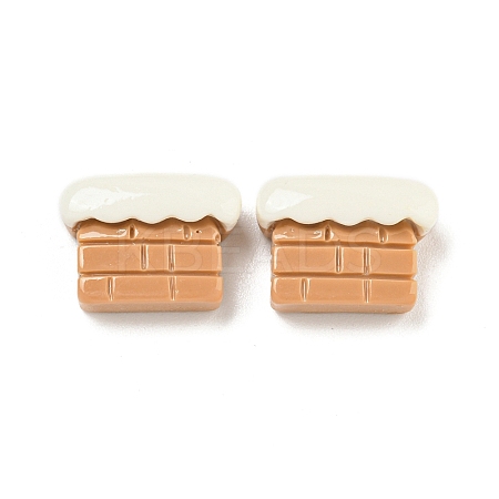 Christmas Theme Opaque Resin Decoden Cabochons CRES-B022-01B-1
