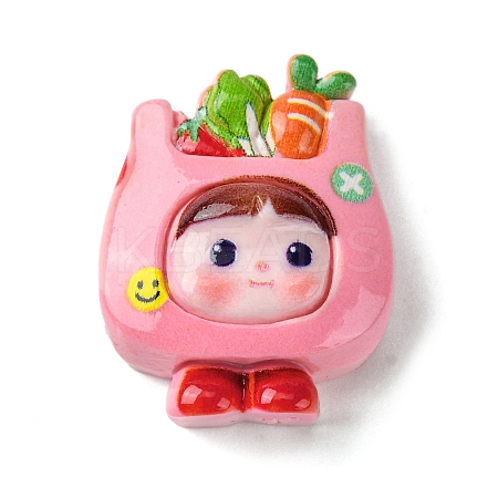 Cartoon Boy Opaque Resin Decoden Cabochons RESI-C045-03E-1