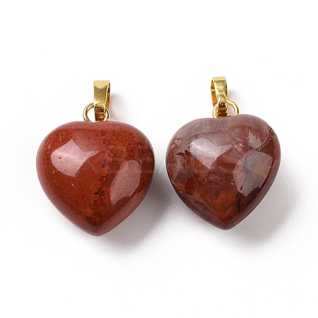 Natural Red Jasper Pendants G-I311-A25-G-1