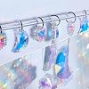 24Pcs 2 Style Glass Rhinestone Pendants GLAA-OC0001-27-4