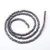 Faceted Rondelle Full Rainbow Plated Electroplate Glass Beads Strands X-EGLA-M004-2mm-A02-3