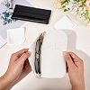 2Pcs 2 Colors Portable PU Leather Eyeglass Cases AJEW-CN0005-20-3