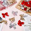 6 Sets 3 Colors Polyester Bowknot Decoration AJEW-HY0001-83-4