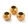Ion Plating(IP) 304 Stainless Steel European Beads STAS-E034-1G-1