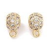 Brass with Cubic Zirconia Pendants KK-P271-09G-1