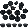 20Pcs 5 Style Silicone Hole Plugs AJEW-GF0008-06C-1