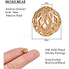 BENECREAT Brass Beads KK-BC0004-24G-3