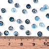Transparent Inside Colours Glass Seed Beads SEED-T007-19A-08-4