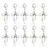 10Pcs Tibetan Style Alloy Shoe Charms HJEW-JM04169-02-3