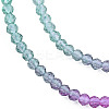 Transparent Glass Beads Strands GLAA-N041-010-10-4