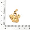 304 Stainless Steel Rhinestone Pendants LS-STAS-K291-06G-01-3