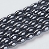 Non-Magnetic Synthetic Hematite Beads G-H1080-1-1