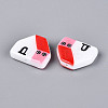 Printed Opaque Resin Beads RESI-N043-09A-01-2
