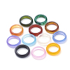 Natural Agate Rings X-G-S279-42-1