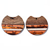 Resin & Walnut Wood Pendants RESI-N025-014A-D01-2