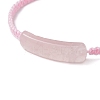 Adjustable Tube Natural Gemstone Braided Bracelets for Women BJEW-JB11006-05-3