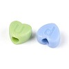 650-700G 6 Colors Opaque Acrylic Beads OACR-T029-81M-6
