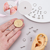 13 Pairs 13 Styles Stainless Steel Micro Pave Clear Cubic Zirconia Cartilage Earring Sets EJEW-PH0001-57-3
