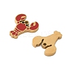 304 Stainless Steel Enamel Charms X-STAS-Z139-03G-12-2