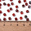 Opaque Picasso Glass Beads SEED-Q039-05A-A05-4