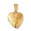 316 Stainless Steel Locket Pendants STAS-C123-02B-G-1