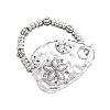 Textured Zinc Alloy Link Bracelets WG3CBFC-01-5