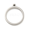 Non-Tarnish 304 Stainless Steel Laser Cut Pendants STAS-U009-06B-02-1