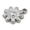 Anti-Tarnish 304 Stainless Steel Charms STAS-M084-01A-P-2