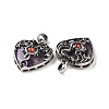 Natural Amethyst Pendants G-A207-01AS-09-3