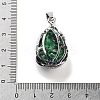 Natural Ruby in Zoisite Teardrop Pendants G-G112-03P-10-3