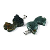 Natural Indian Agate Pendants G-T144-11J-2