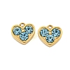 304 Stainless Steel Pendants STAS-L080-001G-02-1