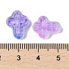Transparent Spray Paint Glass Beads GLAA-Z011-04I-3