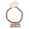 Brass Full Crystal Rhinestone 2025 Pendant Necklaces for Women LS-NJEW-Q005-01G-2