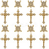20Pcs 2 Styles Alloy Tibetan Style Pendants & Chandelier Component Links Kits FIND-SC0022-98-1
