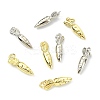12Pcs 2 Colors Brass Pendants KK-CJ0003-78-8