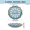  2Pcs 2 Colors Porcelain Jewelry Dish AJEW-NB0005-25A-2