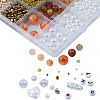 DIY 28 Style Resin & Acrylic & ABS Beads Jewelry Making Finding Kit DIY-NB0012-03I-2