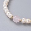 Stretch Grade A Natural Freshwater Pearl Bracelets X-BJEW-JB04623-01-2